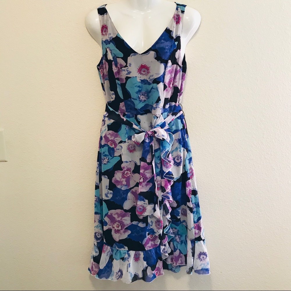 NWT Liza Luxe (ModCloth) Ruffle Floral Dress